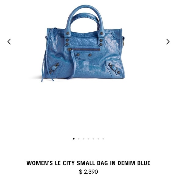 BALENCIAGA PARIS 🎉CITY BAG in First turquoise. - Picture 11 of 12